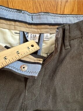 GAP Kids Slim Fit charcoal grey 16 slim Boys dress Pants